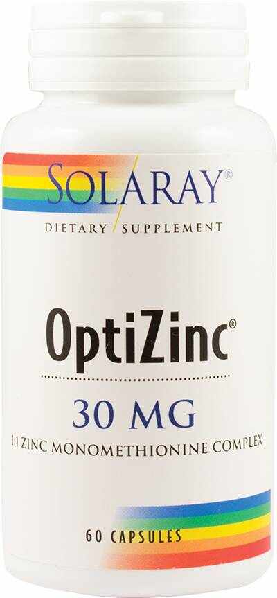 OPTIZINC 30mg 60cps veg - SOLARAY - SECOM