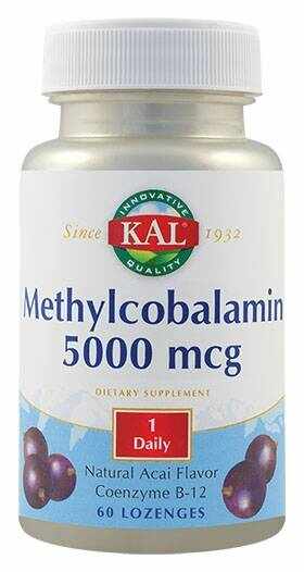 Vitamina B-12 - Metilcobalamina - 5000ug - 60cp sublinguale - SECOM