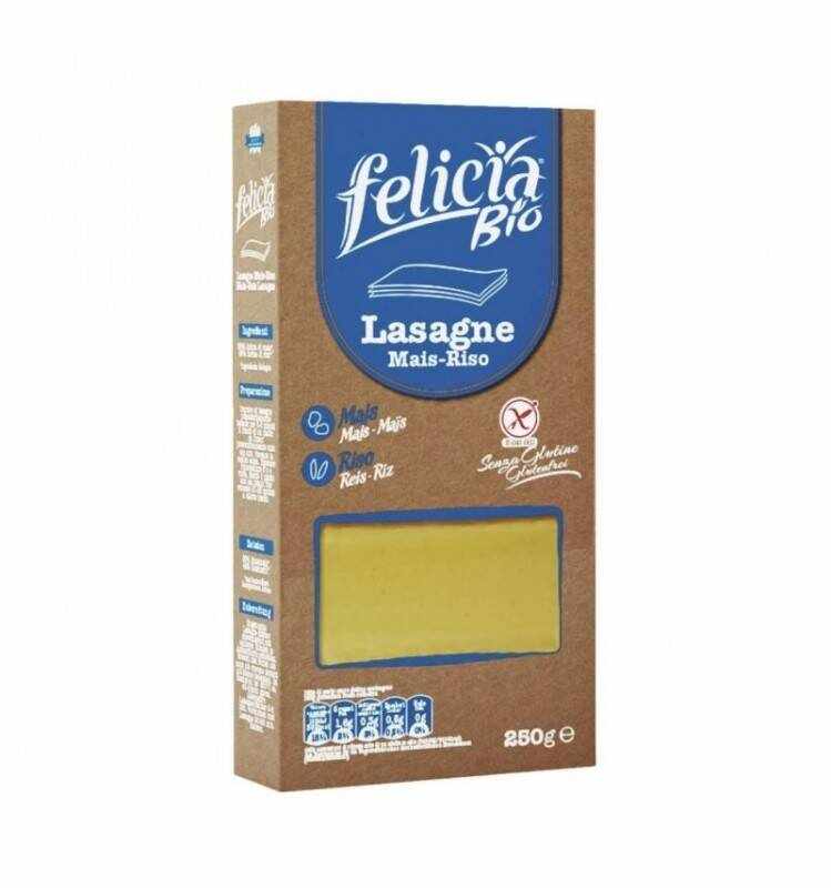 Lasagna malai si orez - eco-bio 250g - Felicia Bio
