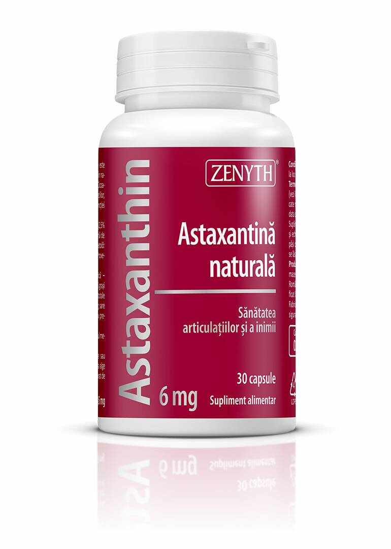 Astaxantina naturala 6mg - 30cps - Zenyth