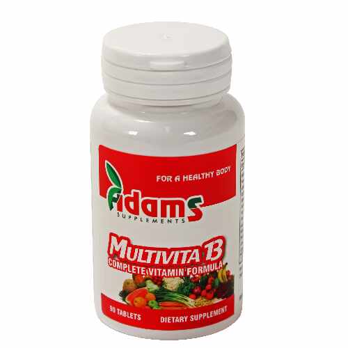 Multivita13 complex de vitamine 90tb, ADAMS