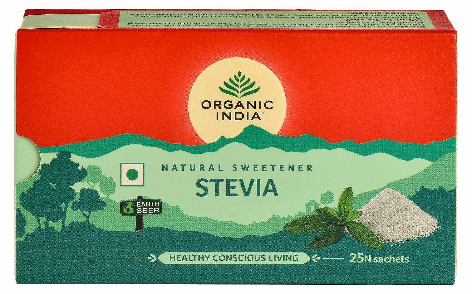 Stevia - indulcitor natural fara zahar 25 plicuri - Organic India