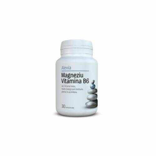 Magneziu vitamina B6 30cps, Alevia