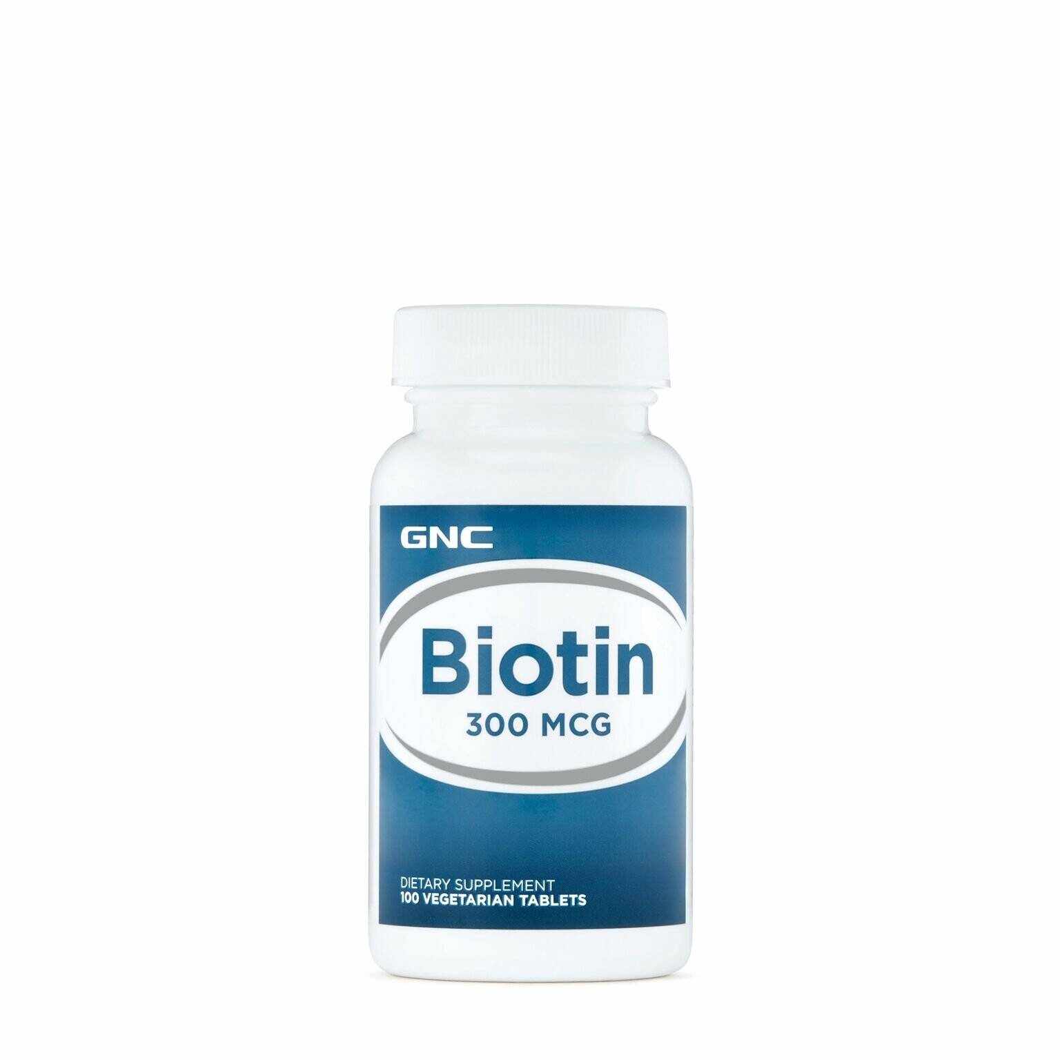 Biotina, 300 Mcg, 100 Capsule - GNC