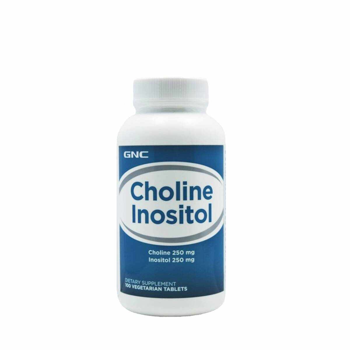 Choline Inositol, 250mg, 100 Tablete - GNC