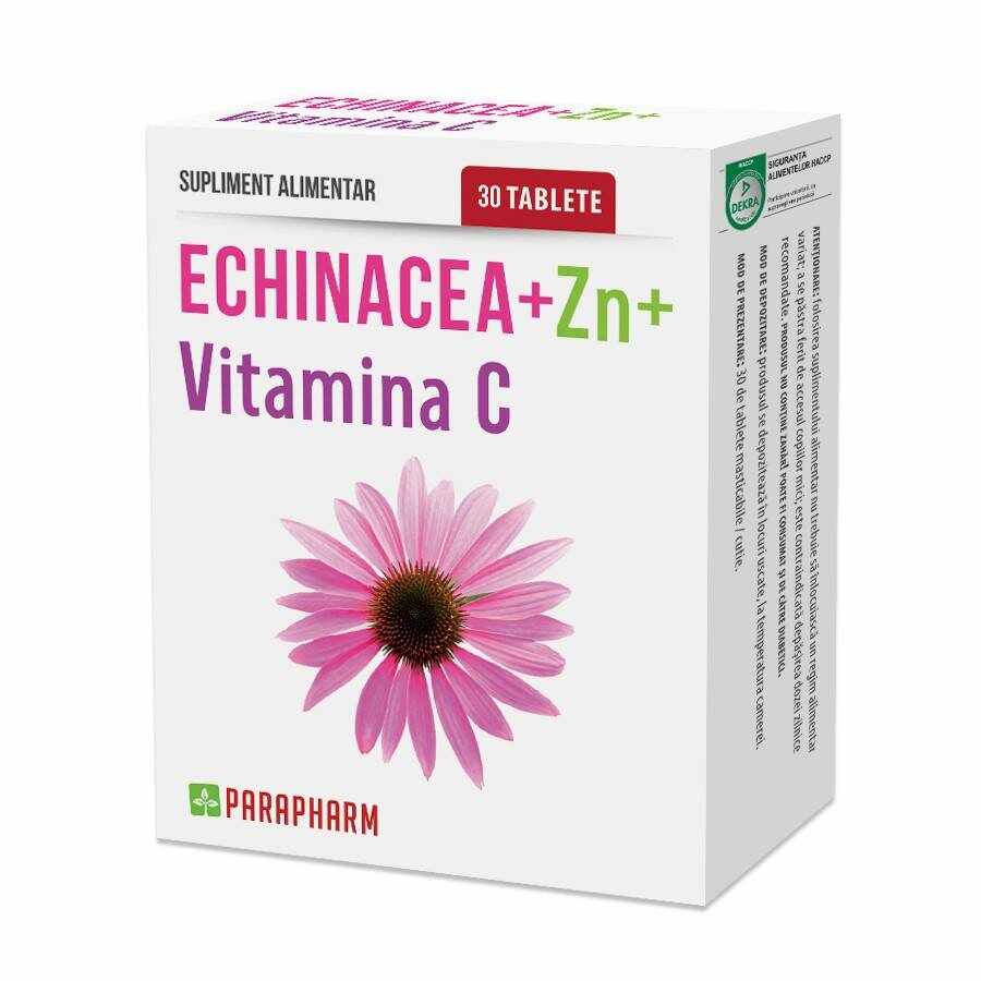 Echinacea, Zinc si Vitamina C, 30cps - Parapharm