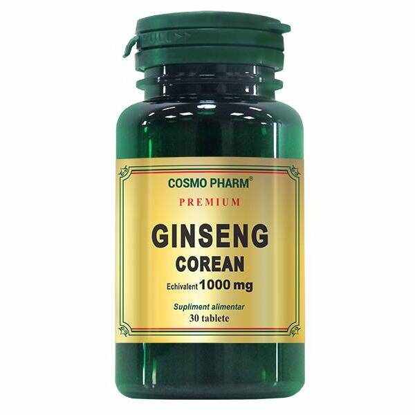Ginseng Corean, 1000mg - Cosmo Pharm 60 tablete