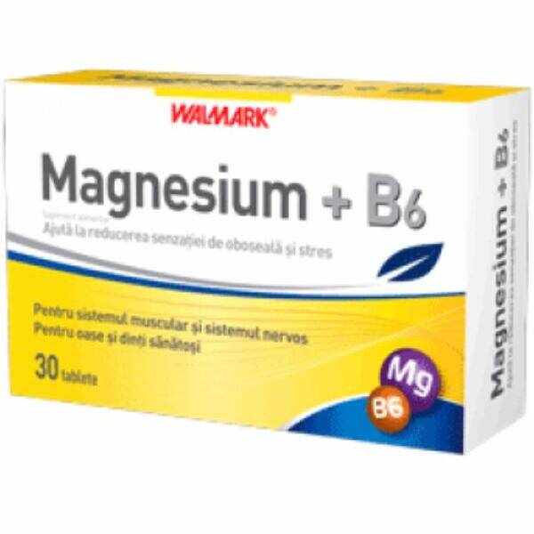 Magneziu si vitamina B6, 30tablete - Walmark