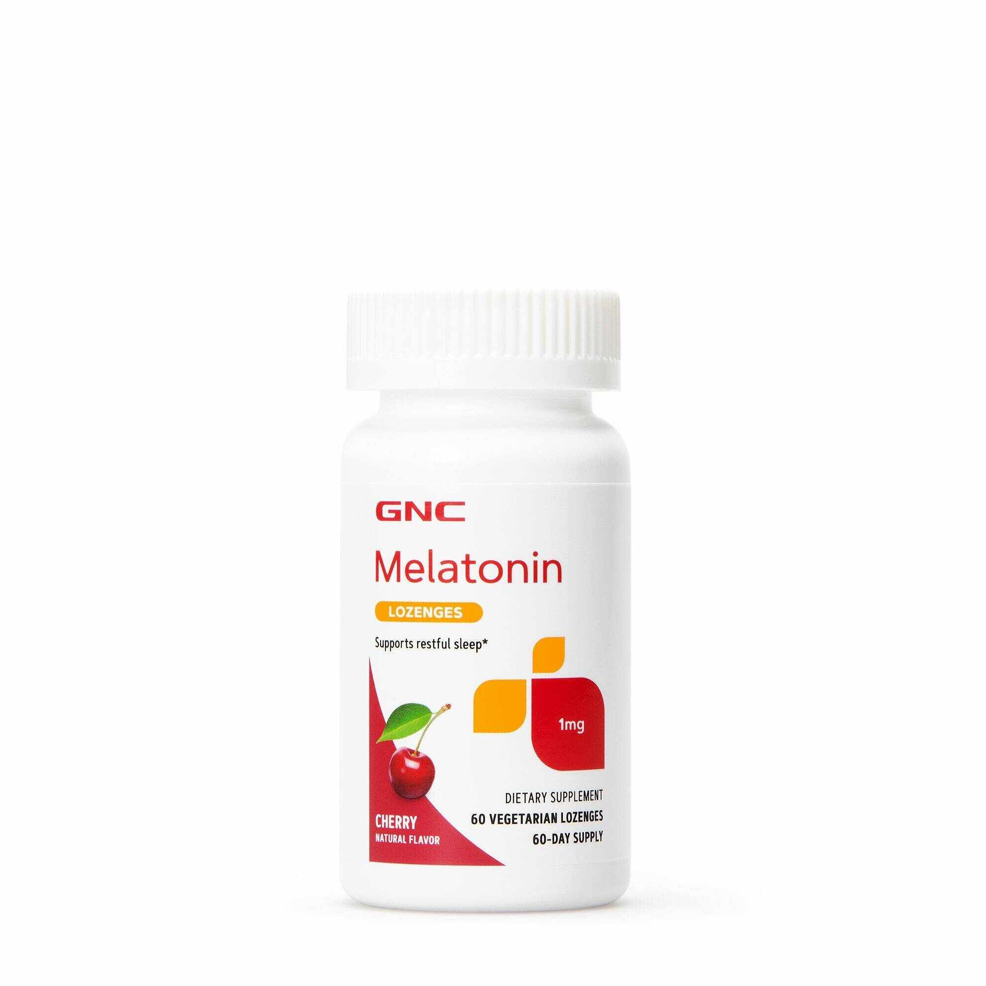 Melatonina Aroma Naturala Cirese, 1mg, 60 Capsule - GNC