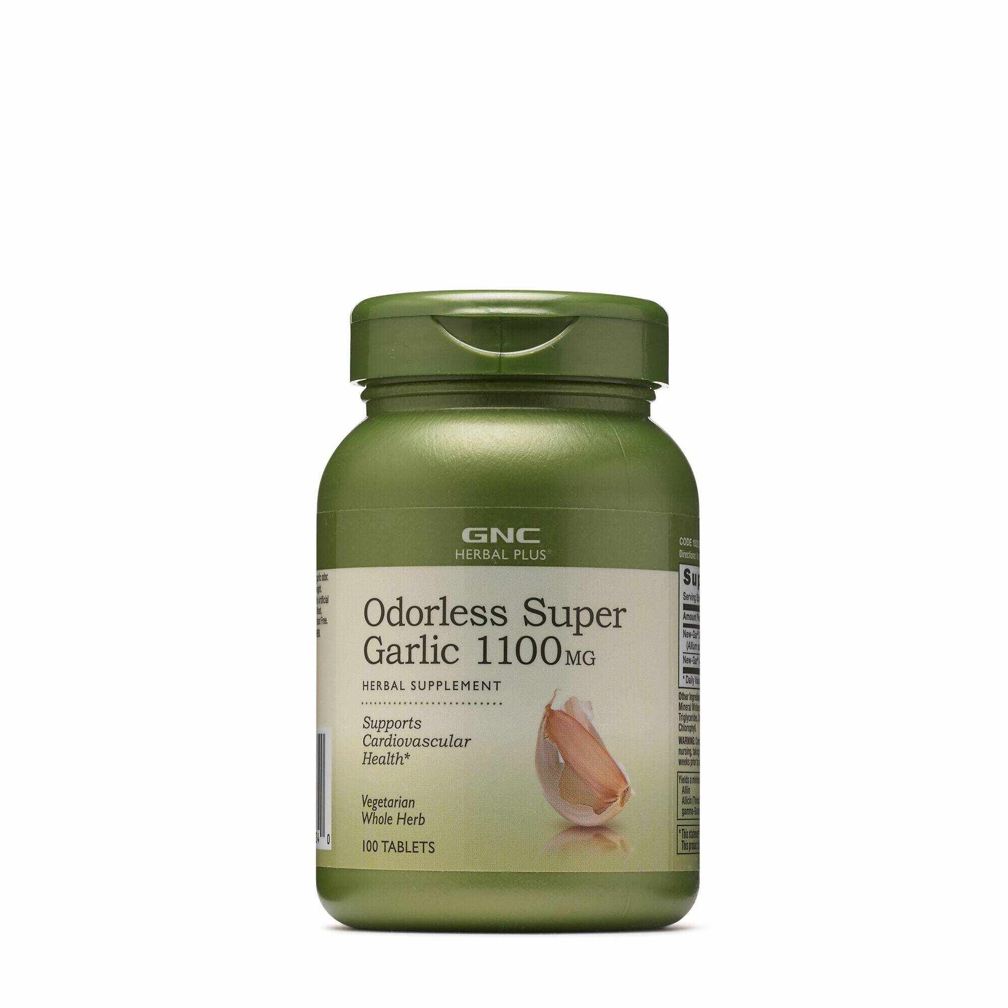 Odorless Super Garlic, 1100 Mg, 100 Tablete - GNC
