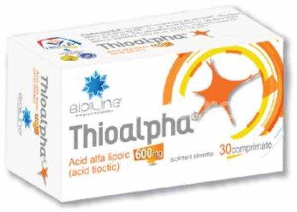 THIOALPHA, 600MG, 30cpr - Helcor