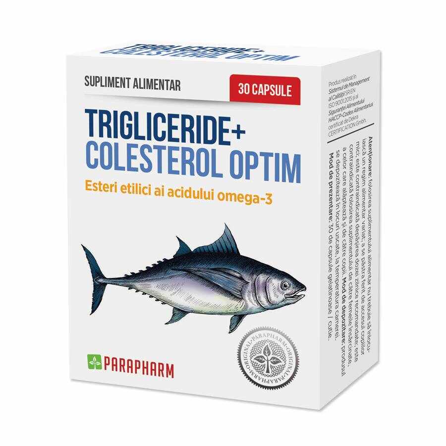Trigliceride Colesterol Optim, 30cps - Parapharm