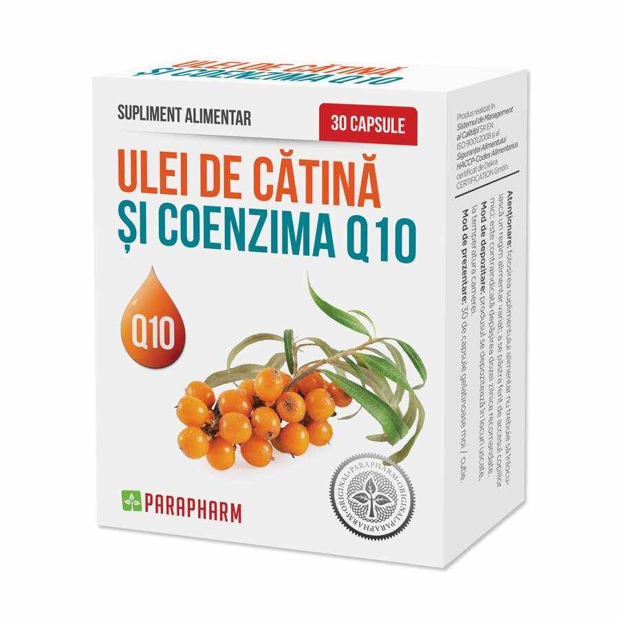 Ulei Catina Si Coenzima Q10, 30cps - Parapharm