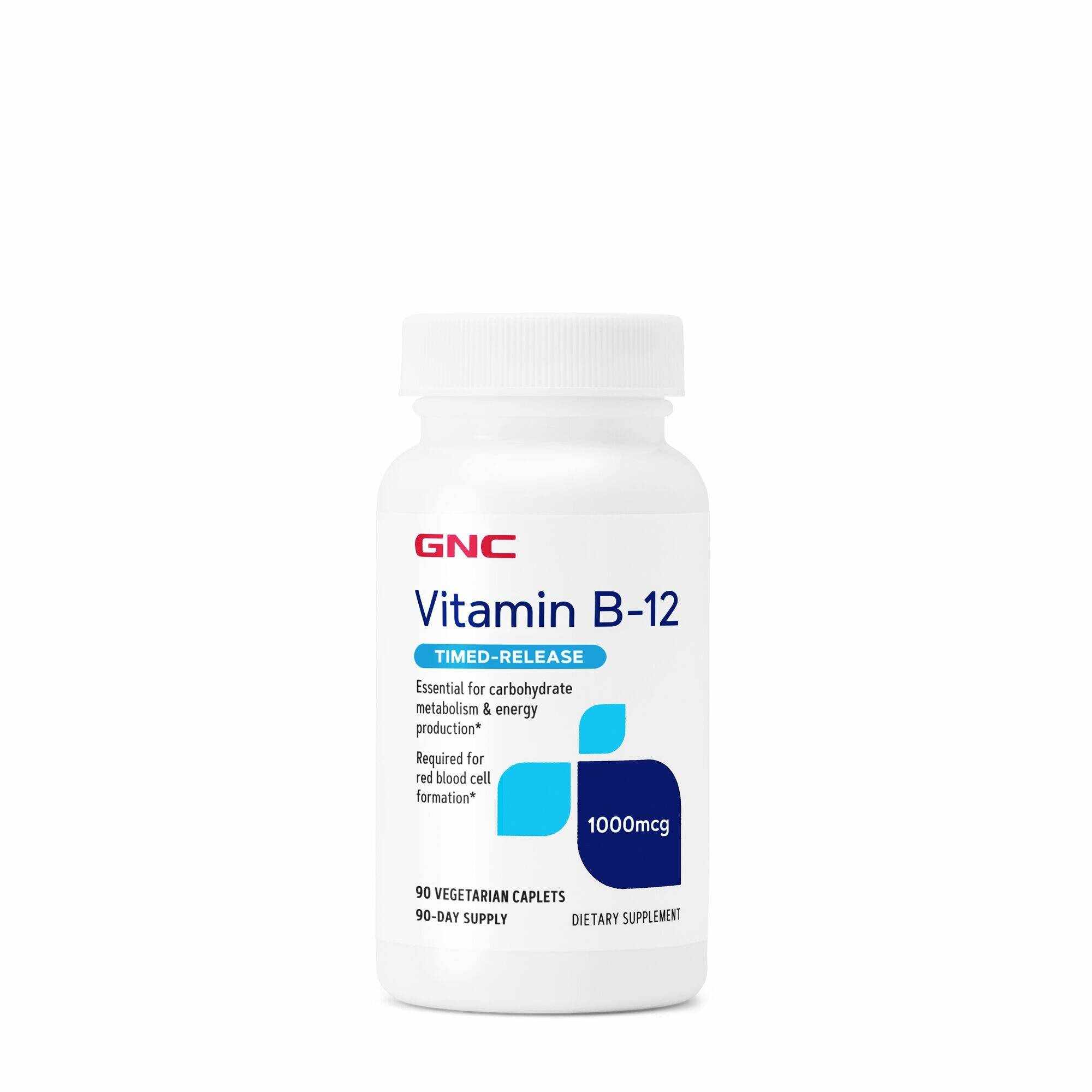 Vitamina B-12, 1000 Mcg, 90 Capsule - GNC