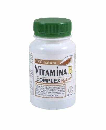 Vitamina B Complex Natural, 60cps - MEDICA