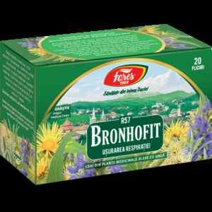 Ceai bronhofit, r57, 20plicuri - Fares
