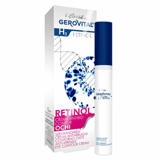 Crema antirid contur ochi, 15ml - Gerovital H3 Retinol