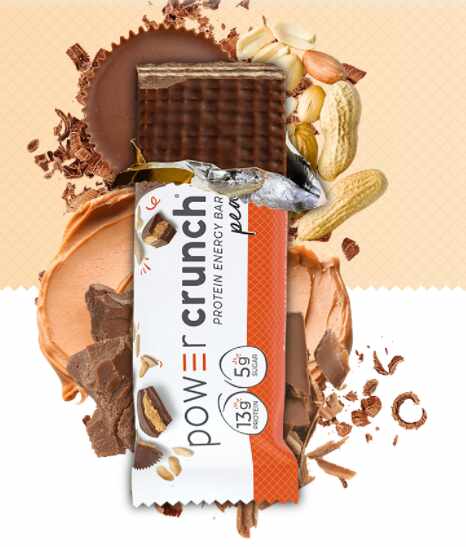 Protein Energy Bar, Napolitana Proteica Cu Aroma De Unt De Arahide Si Ciocolata, 40g - Power Crunch