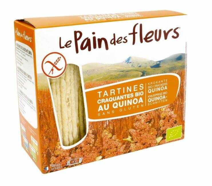 Turte crocante cu quinoa, eco-bio, fara gluten, 150g - Le Pain des Fleurs
