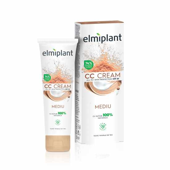 Cream CC Skin Moisture, nuanta mediu, 50ml - Elmiplant