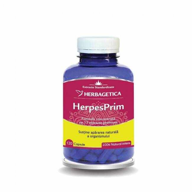 Herpesprim, 120cps, 60cps si 30cps - Herbagetica 120 capsule