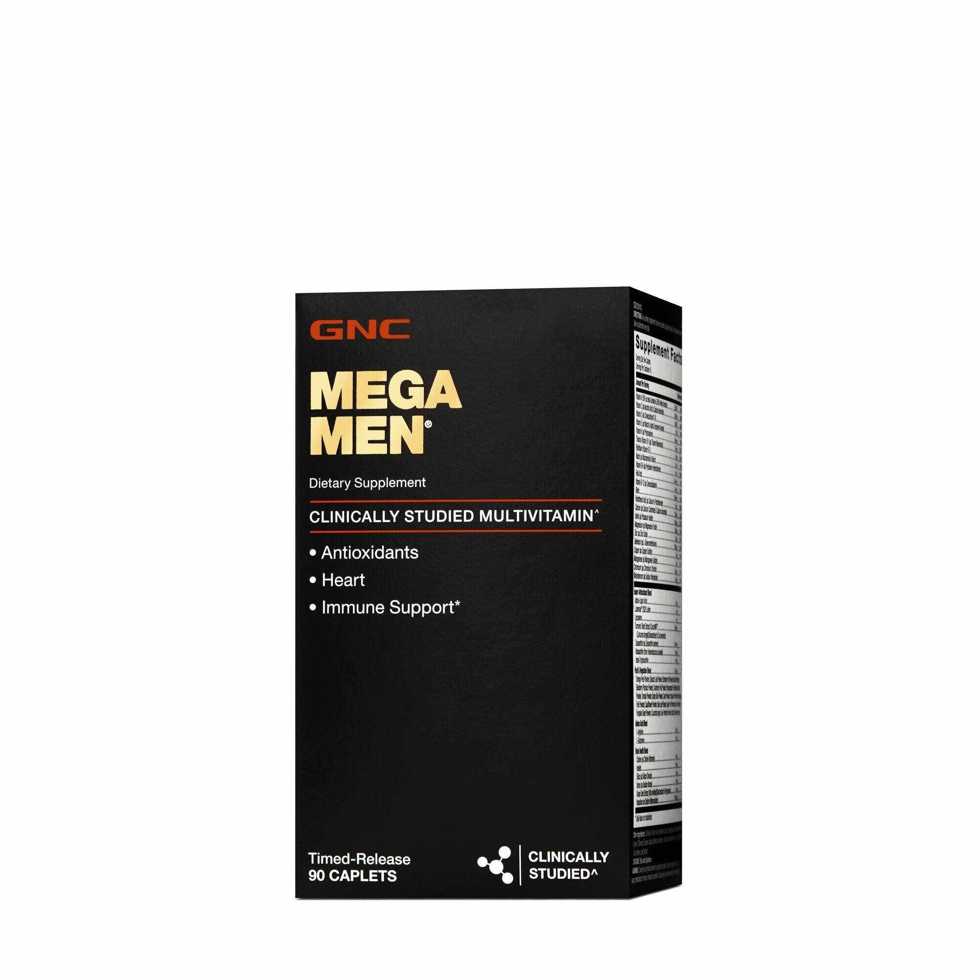 Mega men, complex de multivitamine pentru barbati, 90tbl - Gnc
