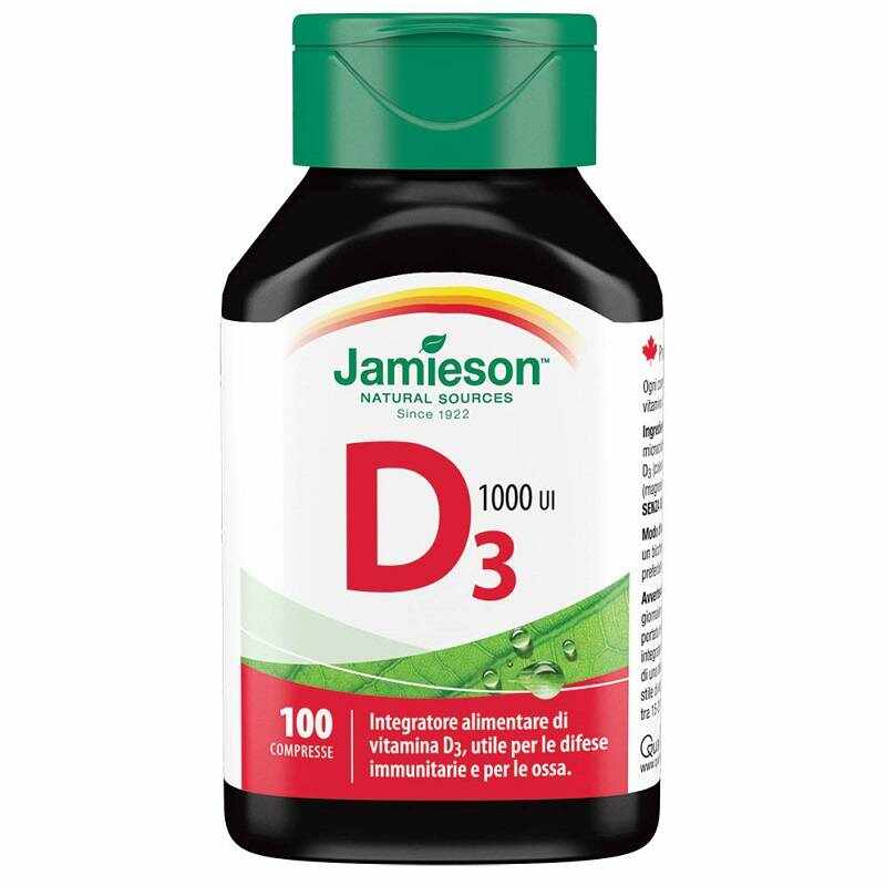 Vitamina D3, 1000UI, 100tbs - Jamieson
