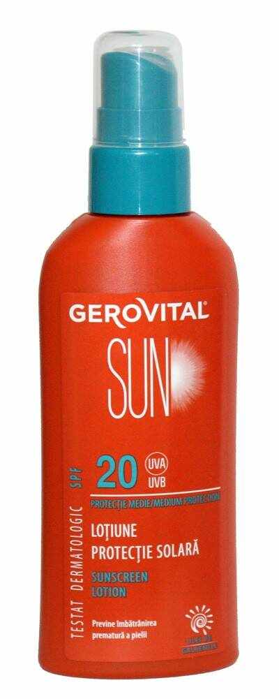 Lotiune protectie solara SPF20 150ml - Gerovital Sun