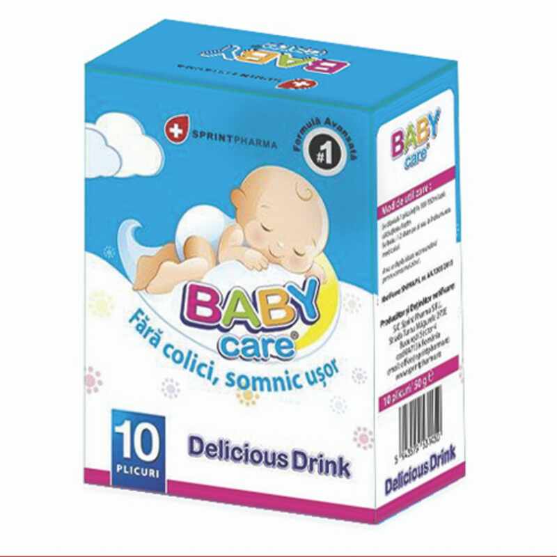 Baby Care Delicious Drink, 10 plicuri, probleme digestive copii