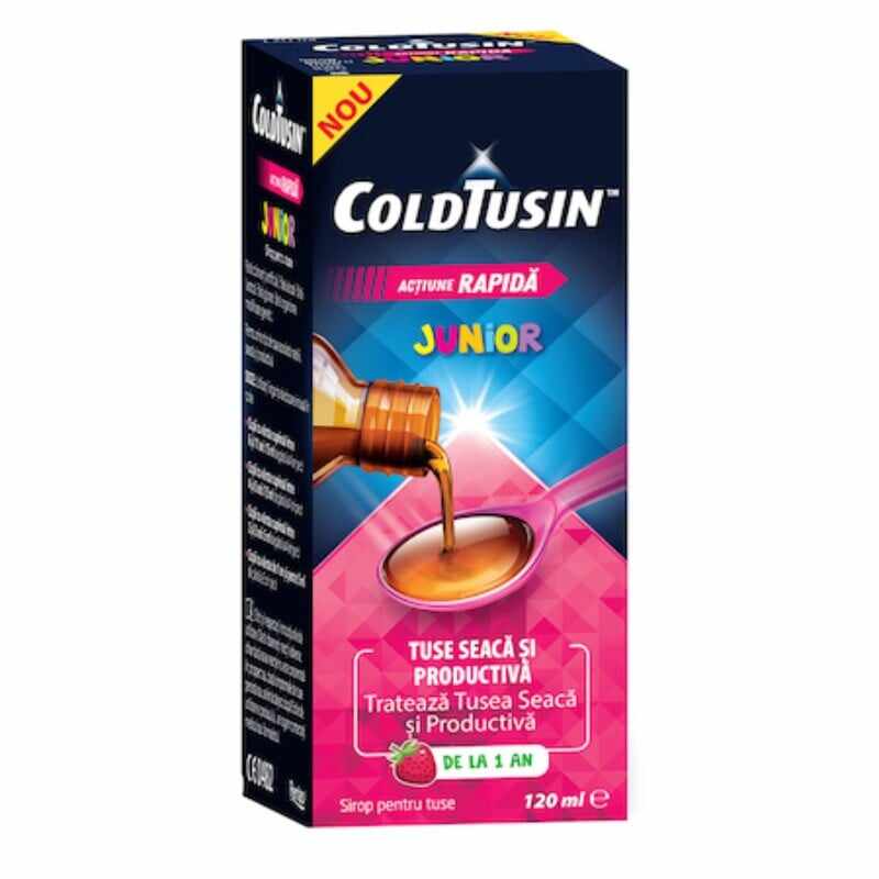 ColdTusin Junior sirop pt. tuse seaca si productiva, 120 ml