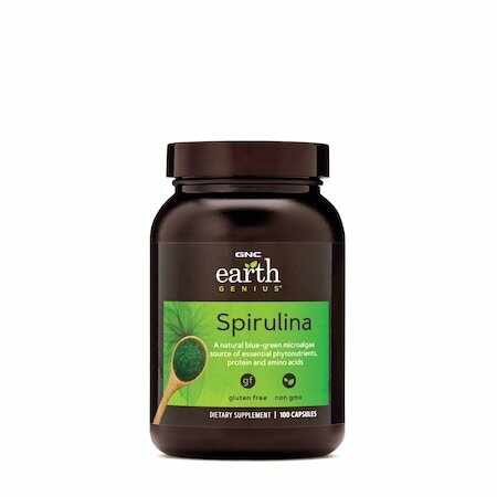 GNC Earth Genius™ Spirulina 500 mg, 100 cps
