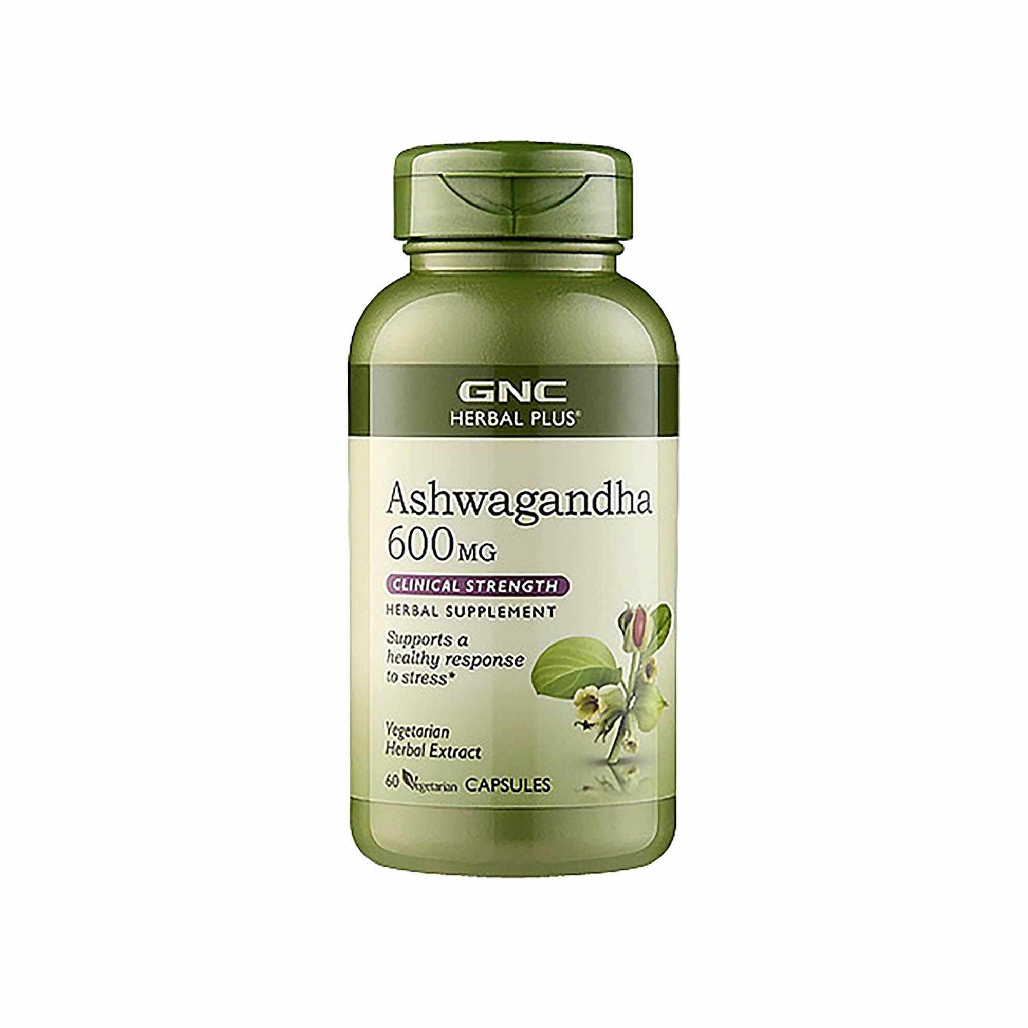 GNC Herbal Plus® Ashwagandha 600 mg, 60 cps