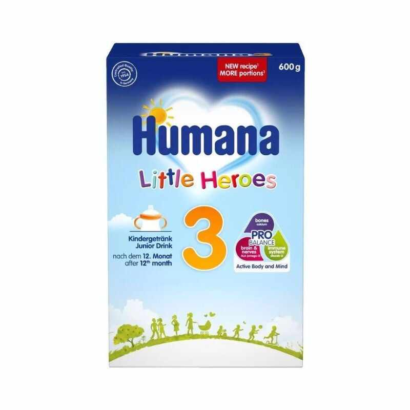 Humana Lapte praf 3, Junior Drink, 12 luni +, 600g