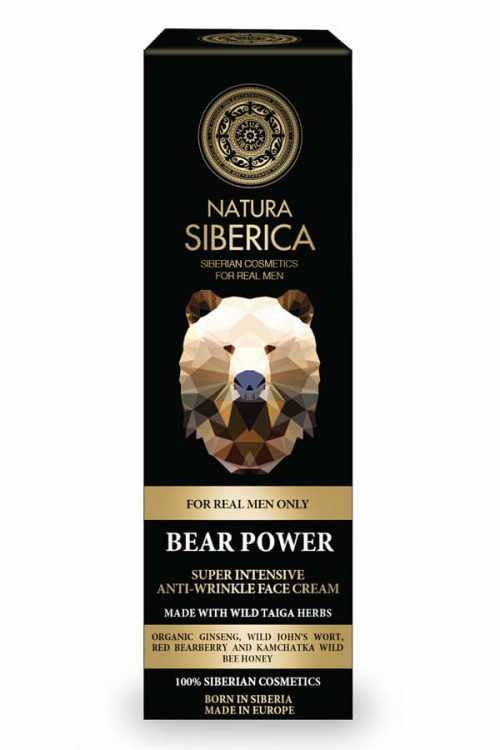 Crema intensiva antirid pentru barbati Bear Power, 50ml, Natura Siberica