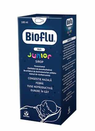 Bioflu Junior Plus x 100ml sirop Biofarm