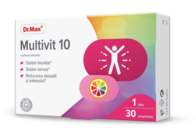 Dr.Max Multivit 10, 30 comprimate filmate