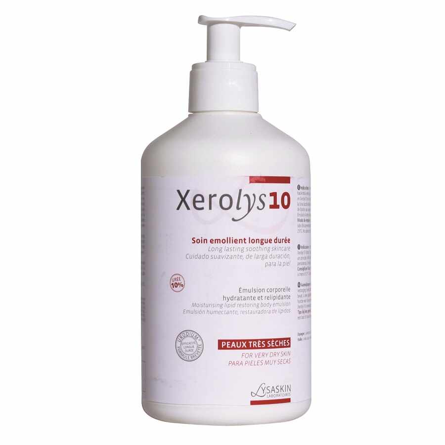 Emulsie pentru piele uscata Xerolys 10, 500ml, Lab Lysaskin