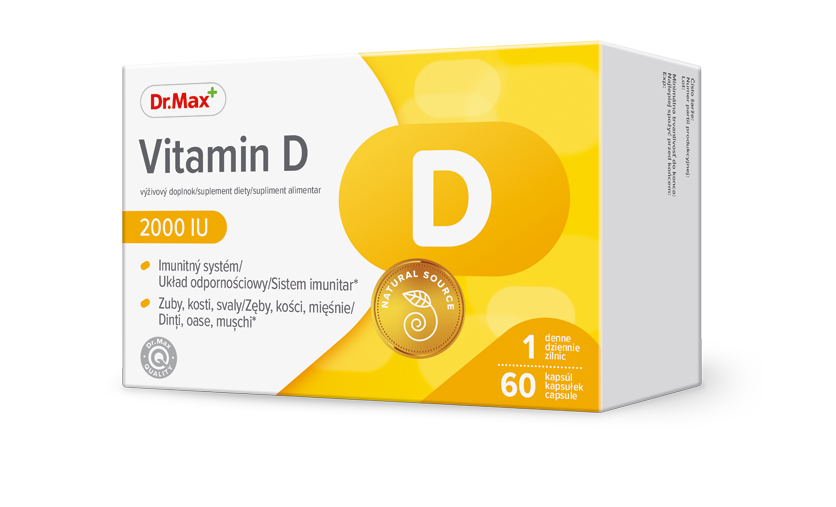 Dr.Max Vitamina D 2000UI, 60 capsule moi