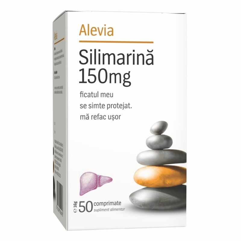 Alevia Silimarina 150 mg, 50 comprimate