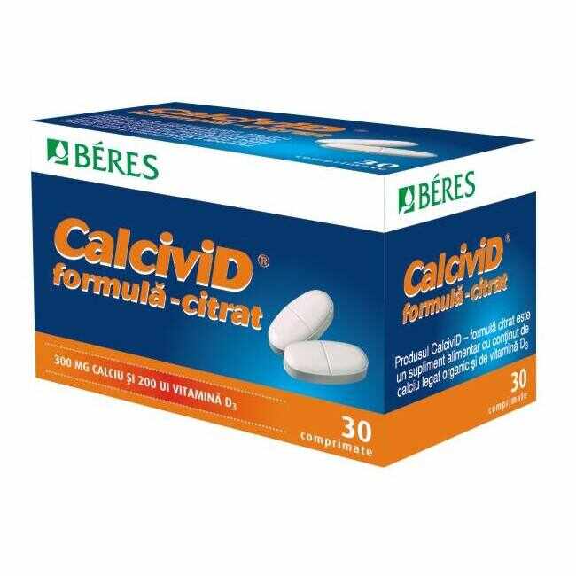 Beres Calcivid citrat, 30 tablete