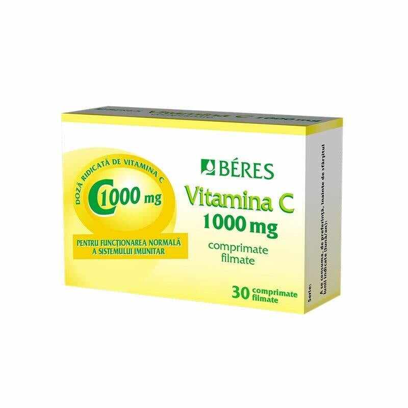 Beres Vitamina C 1000 mg, 30 comprimate