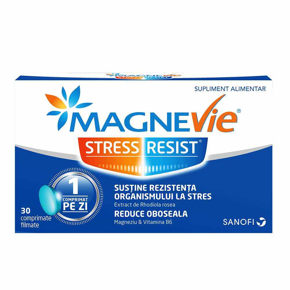 MagneVie Stress Resist, 30 comprimate, Sanofi