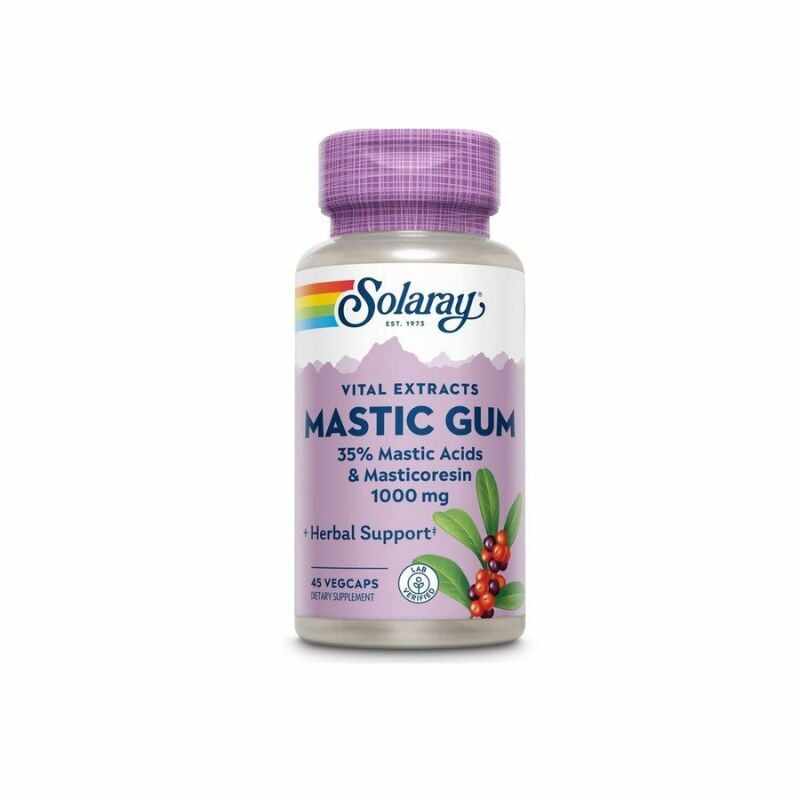 Mastic Gum Solaray, 45 capsule, Secom