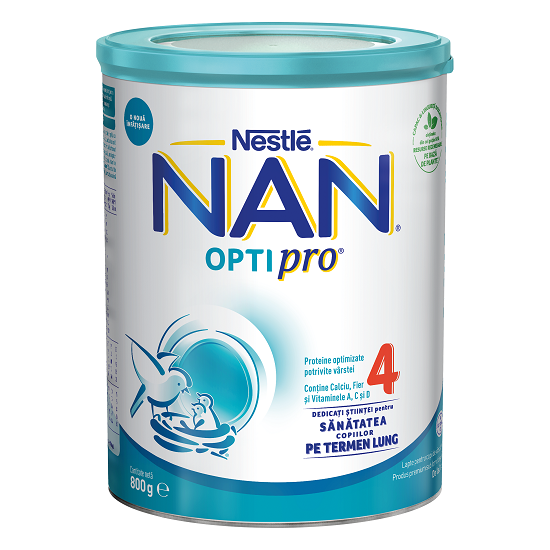 Formulă lapte praf Nestle NAN Optipro 4, peste 2 ani, 800 g