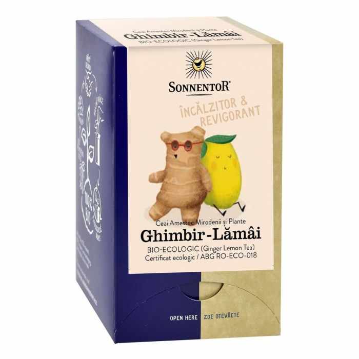 Ceai Bio Ghimbir - Lamaie, 18 plicuri, Sonnentor