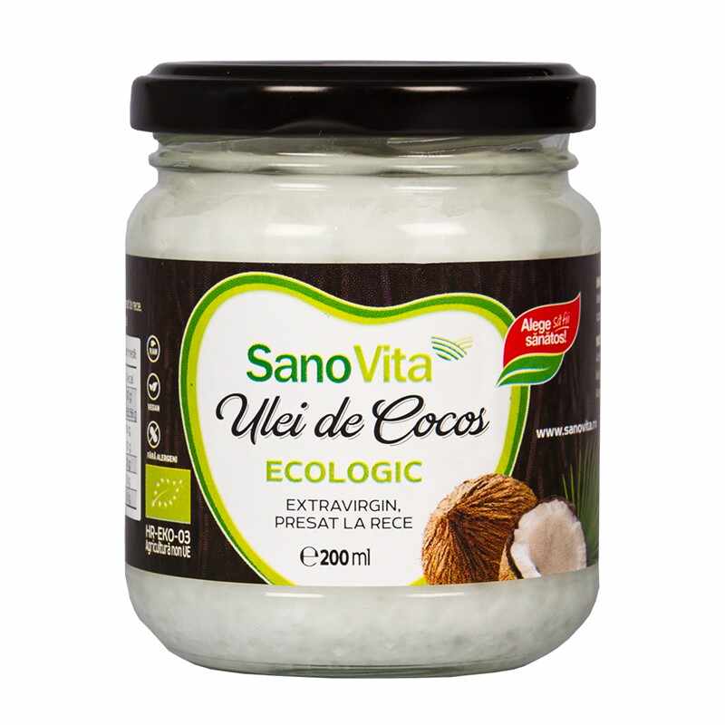 ECO Ulei de Cocos Extravirgin, 200 ml