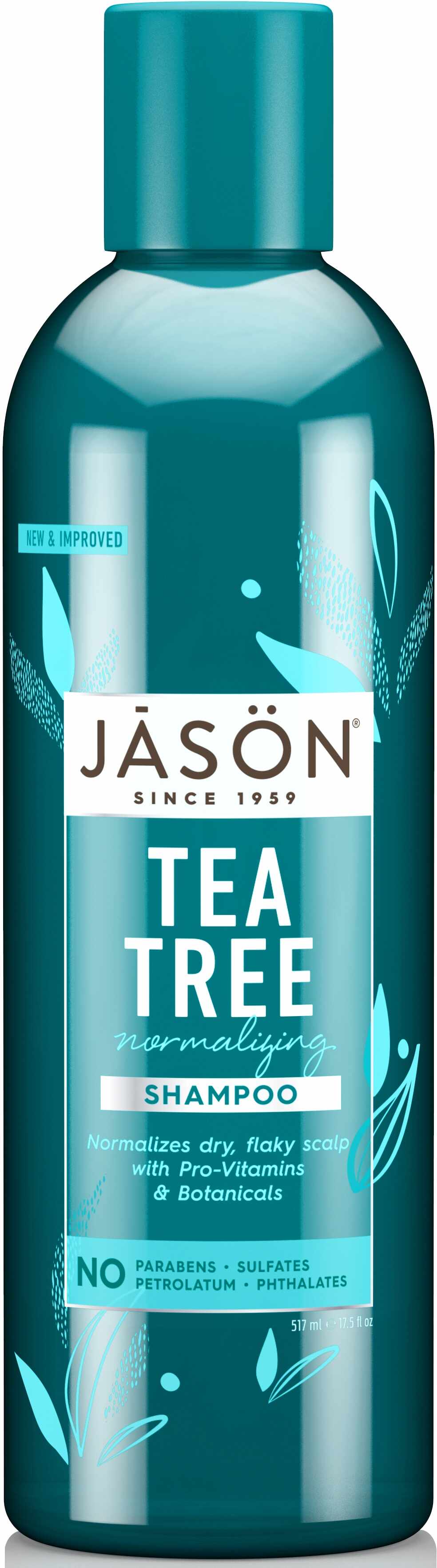 Jason Natural Sampon tratament cu tea tree, pt scalp iritat, 517ml
