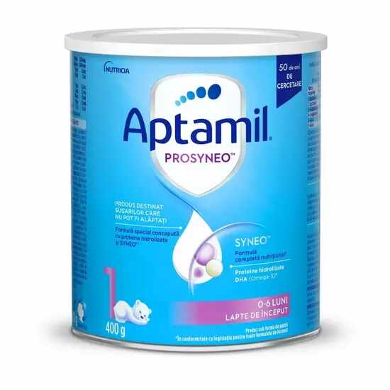 Lapte de inceput Aptamil 1 Prosyneo 0-6 luni, 400 g