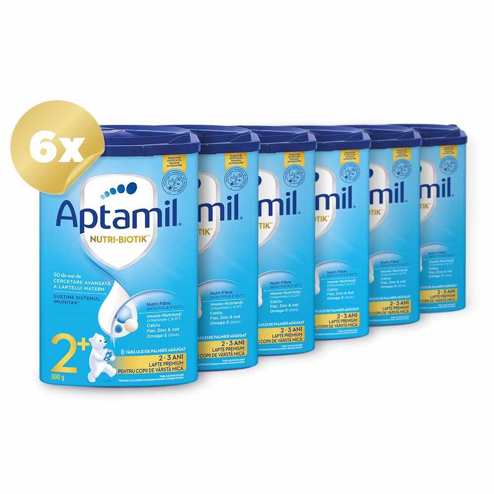 Aptamil® NUTRI-BIOTIK™ 2+ Lapte pentru copii de varsta mica, 800 g, 2-3 ani