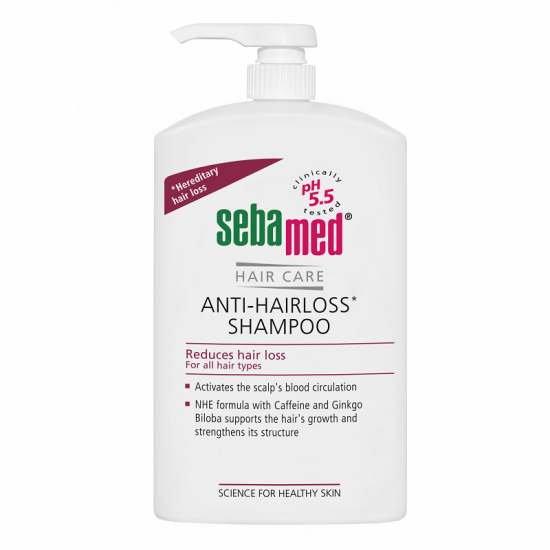 Șampon dermatologic împotriva căderii părului, Sebamed, 1L